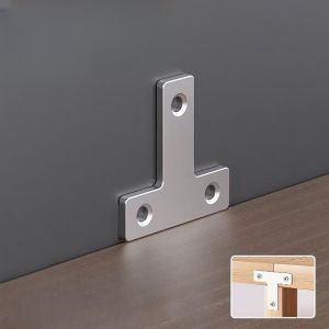 10pcs T-shaped bed leg support enhances load-bearing capacity suitable for furniture assemblyand long-lasting stable structure