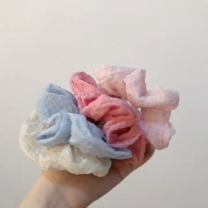 IKAT RAMBUT SCRUNCHIE CEPOL CEMOL /BAHAN TERNYAN ANTI GERAH ALA KOREA HAIRSTYLE HAIR TIE