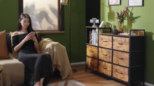 MMFO ตู้เก็บของ ตู้ลิ้นชักหลายชั้น ตู้เก็บของแบบตั้งโต๊ะรวม พร้อมช่องชาร์จ สามารถใช้เป็นตู้วางทีวีได้ ความจุขนาดใหญ่ โครงเหล็กหนา มั่นคงไม่สั่นไหว