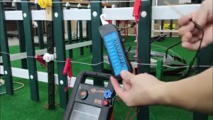 เครื่องตรวจจับแรงดันไฟฟ้าหลายเบาสำหรับรั้วฟาร์ม ABS 7000V MLD-002