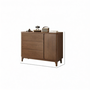 HESHIBOYA | Retro Style Wooden Sideboard Storage Cabinet