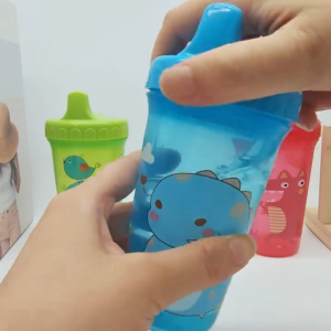 330ml Baby No Spill Drinking Cup Toddler Child Bite Proof BPA Free Training Cup For Newborn，300ml Baby Water Cup/Duckbill Drinking Cup/Childrens Drinking Cup