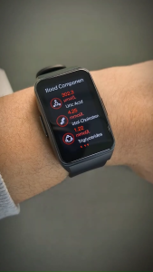 NORTH EDGE ECG Blood Glucose Health Smartwacth Blood Oxygen IP68 Waterproof Blood Composition Temperature Sleep Monitoring Work On Android IOS ET650 Relo For Men Watch