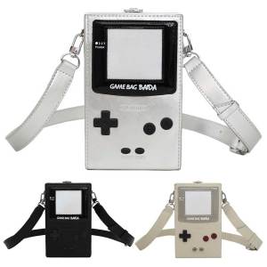 Trendy Crossbody Bag for Women Game Console Design PU Leather Small Shoulder Bag for Casual Outings