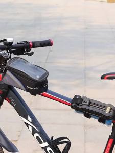 Bicycle Bag Cycling Bags Bick Bag Rear Bicycle Basket Thickened with Lid Rainwater Proof Rear Seat Rack Storage Basket Anti-Theft Storage with Lock