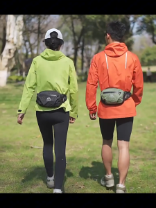 AONIJIE FH2502 Waterproof Hiking Waist Bag Men Women Purse Casual Large Phone Belt Womens Canvas Travel Fanny Pack