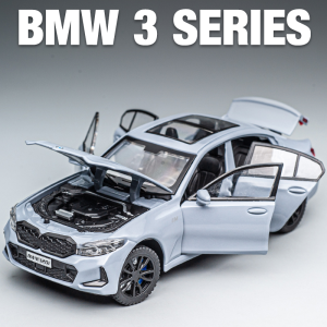 BMW 3 Series Alloy Car Model Toy Realistic Childrens Gift Birthday Present Collectible Static Model for Boys And Girls