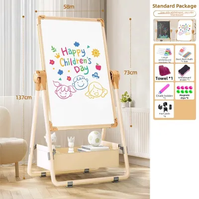 ZHUOYUEXING | Magnetic Double-sided Teaching Drawing Board With Stand Erasable