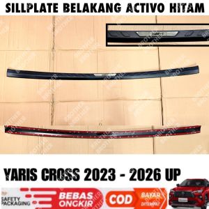 Sillplate Belakang Yaris Cross 2023 2024 2025 2026 2027 Hitam GR SPORT