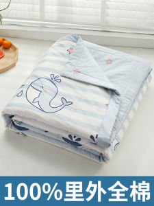 Summer Air Conditioning Duvet Pure Cotton All Cotton Summer Cooling Duvet Single Double Machine Washable Summer Quilt Kids Spring & Fall Thin Duvet