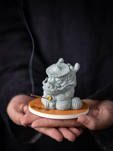 Creative Dragon Year Tea Pet Home Desktop Decorations Incense Burner Aromatherapy Stone Material New Chinese Style Handmade