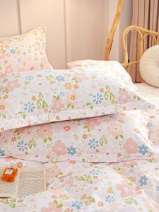 Pure Cotton Pillowcases Adult Set of Two 48*74cm Duvet Cover Cartoon Home Textile Bedding Single Person Pillow Use