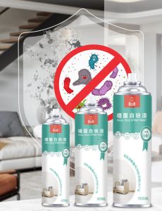 Self-spraying wall paint repairing wall graffiti and stains water-based wall repair paint white self-spraying paint