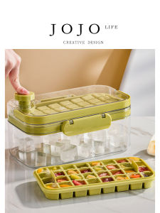 Hộp Đựng Đá Vuông Bằng Silicon JOJOS L. PD Samlah Có Thể Ép Được Hộp Đựng Đá Di Động Hộp Đựng Đá Hai Lớp Hộp Đựng Đá Một Lớp