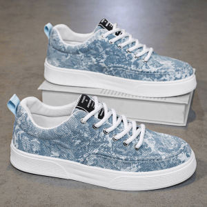 Giày Vải Nam Mùa Hè Thoáng Khí Đa Năng Thể Thao Thường Ngày Đế Dày Giày Vải Denim Trẻ Em Phổ Biến Giày Lười