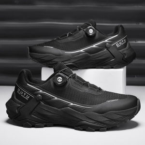 2026 Men Top Quality Casual Hiking Shoes Rotary Buttons Non-Slip Wear-Resistant Sports Shoes Outdoor Mountain Climbing Sneaker