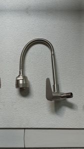 [ VIENA ] Kran Angsa Fleksibel Keran Cuci Piring Keran Sink Kran Dapur Dinding Stainless Steel KSTF-151