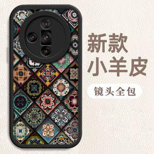 Eco-friendly Silicone Colorful Totem Slim Phone Case Compatible with OPPO Find X7 Series