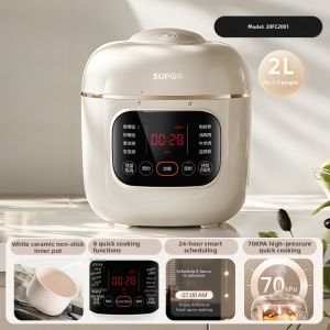 Supor | Small Mini Automatic Smart Pressure Cooker 2L
