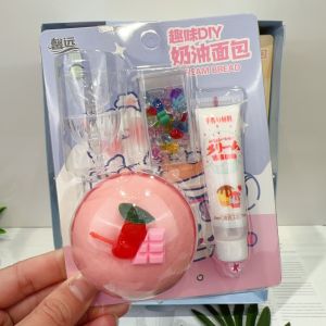 New Korean version of cream bread cake making set cute childrens educational DIY decompression cream toy