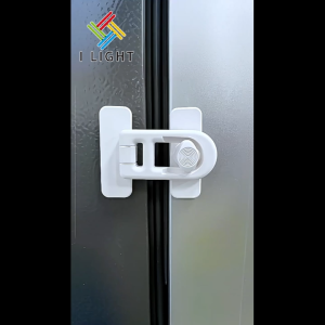 (Fast Delivery)Refrigerator Lock Baby Child Safety Lock Black/White Cabinet Drawer Lock
