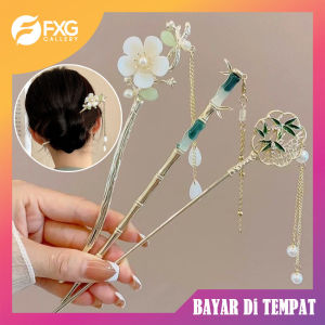 FXG Tusuk Konde Aneka Motif Bahan Metal Sanggul Garpu Jepit Rambut Cantik Fashion Wanita Korea MHT10