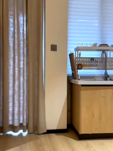 Lemari penyimpanan dapur lemari sederhana modern lemari bambu lemari kayu tahan air dan tahan lembab