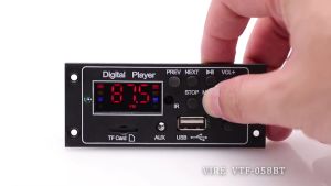 Modul Mp3 Kit Bluetooth 5.0 persegi layar LCD kualitas Terbaik