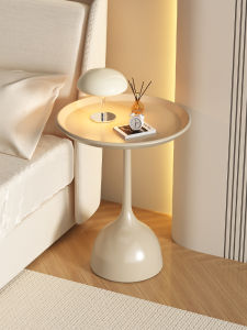 FWTDF | Simple Modern Small Portable Cream Style Creative Bedside Table
