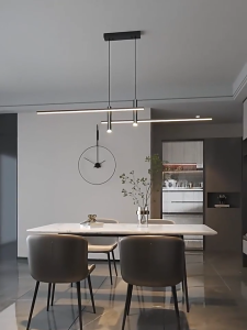 TOMAX 26W Modern Tri-Color Hanging Pendant Light – 100cm Adjustable Spotlight for Bedroom App & Remote Control