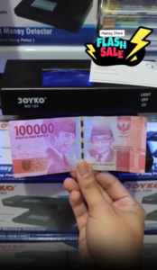 Counterfeit Money Detector / Alat Pendeteksi Uang Palsu MD-100