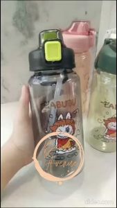 Botol Minum Karakter Labubu Viral Lucu Aesthetic Tumbler Anak Sekolah TK SD Souvenir Hadiah Murah 800ml