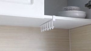 BOSSLU Kait Gantung Besi Gantungan Perlengkapan Dapur Serbaguna Gantungan Kait Multifungsi