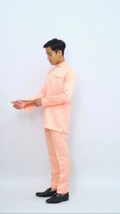 Baju Melayu Peach by ADNAA