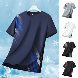 Quick-Drying Ice Silk T-Shirt Short-Sleeved Summer Sports Top Breathable Comfortable New Arrival for Active Wear