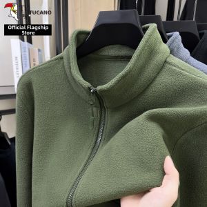 TUCANO | Mens Warm Polar Fleece Zip Up Collar Jacket