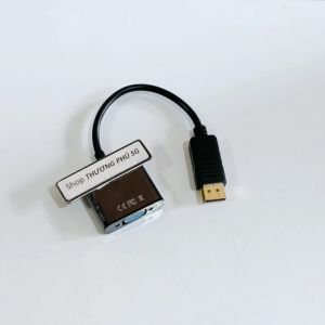 Cáp chuyển DisplayPort ra VGA (DP to VGA) / Cáp dài 20Cm