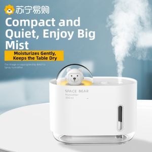 Portable Bear Humidifier for Dormitory Office Home Bedroom Air Conditioned Room New 2022 Cute USB Rechargeable Mini Air Purifier