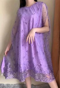 DRESS KONDANGAN MEWAH BRUKAT PAYET GAUN PESTA WANITA MEWAH MURAH MERIAH FULL BRUKAT MOTIF BAGUS [BISA COD] F60-Elysse