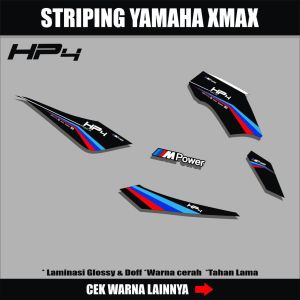 Cutting Striping Yamaha Xmax Decal Lis body Motor Xmax Stiker Variasi XMAX Motif Hp4 BMW