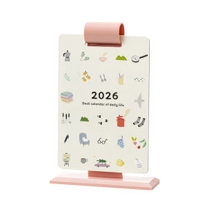 DLIOG | 2026 New Edition Desk Calendar Planner with Countdown Timer and Monthly Planner