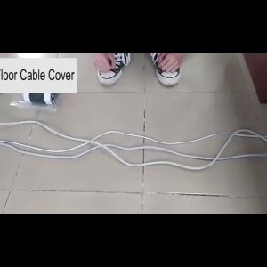 1/3M Floor Cable Cover Nylon Cable Grip Strip Self-adhesive Floor Cable Protector Cover
