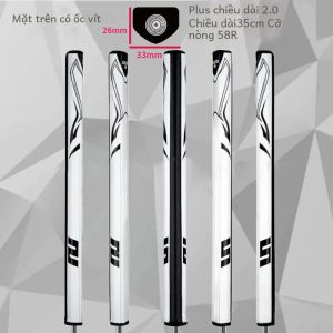 1 CÁI Zenergy-XL Flatso Super Golf Putter Grip 2.0 Chất Liệu PU Cao Cấp Để Nâng Cao Trải Nghiệm Chơi Gôn
