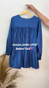 Blouse Atasan Jumbo Wanita LD 130 CM Model Kekinian - Estella Blouse