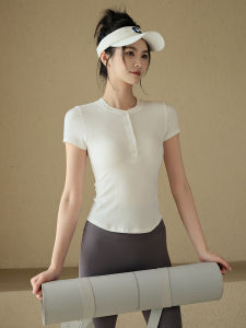 Women's Yoga Sportswear: Summer Sleeveless Training Top & Slim Fit Running T-Shirt