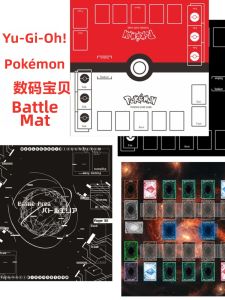 Pokemon Trading Card Game Battle Mat Elve Pad Double Sided Gaming King Storage Table Pad Home Office Furniture Card Box