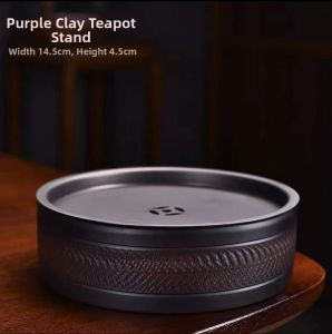 New Purple Clay Tea Pot Lotus and Dragon Design
