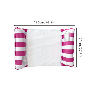 Double Tube Inflatable Float Mat Thickened PVC Stable Pool Float Anti-tilt Air Mattress for Beach Swimming Pool Summer Water