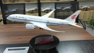 43cm 1/130 Scale Air China B787 Model Airplane Kit Diecast Resin Aircraft With Landing Gear Wheel For Aviation Souvenir Gift