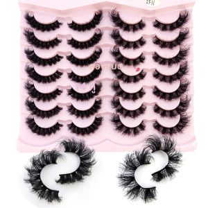 ขนตาปลอมมิงค์ 14 คู่ ขนตาปลอมนุ่มฟู ขนตาปลอมแบบดราม่าและยุ่งเหยิง ขนตาปลอมมิงค์แบบตาแมว